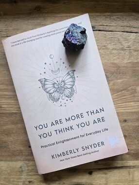 ✨ Self Love Book + Aura Crystal Bundle | Cottagecore Spiritual Healing Set
